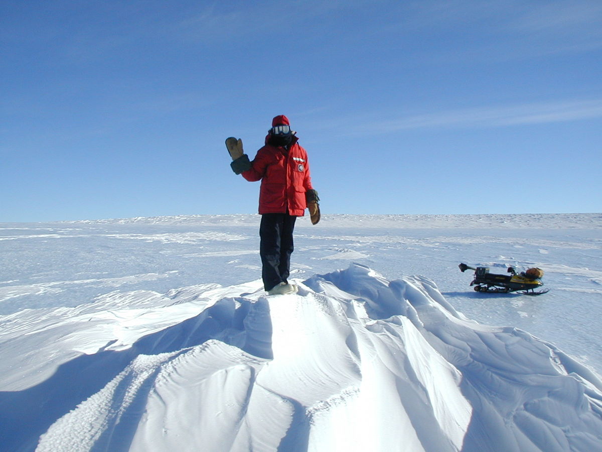 Astronaut on Ice: A Search for Antarctic Meteorites